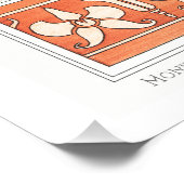 モンクショッド・ヴォルフスベン植物アールヌーボー・ヴェルヌイユ ポスター (コーナー)