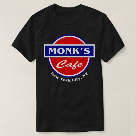 モンクズカフェ  Tシャツ (デザイン正面)