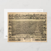 モンクトンニューブランズウィックカナダ(1888) ポストカード (正面/裏面)