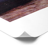 モンクバイザシーバイザカスパル・デイヴィッド・フリードリッヒ ポスター (角)