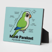 モンクパラケート統計 フォトプラーク (側面)