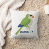 モンクパロキット - オースティン, テキサス クッション (ブランケット)
