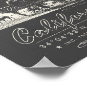 モンクレアサンベルナルディーノ – カリフォルニアヴィンテージ ポスター (角)