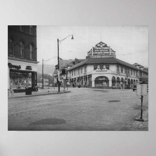 モンクレア、ニュージャージー、センター、ヴィンテージ ポスター (正面)