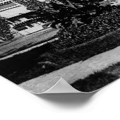 モンクレア,ニュージャージー,自動車ガレージ,ヴィンテージ ポスター (角)