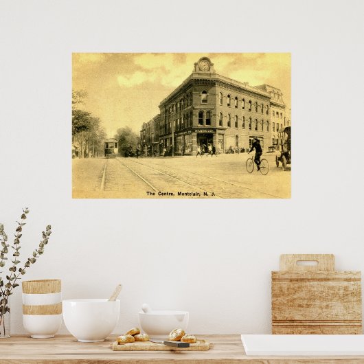 モンクレア, NJクレーン建物, 1915ヴィンテージ ポスター (キッチン)