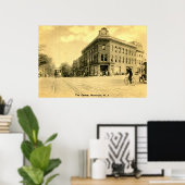 モンクレア， NJクレーン建物, 1915ヴィンテージ ポスター (ホームオフィス)