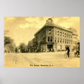 モンクレア, NJクレーン建物, 1915ヴィンテージ ポスター (正面)