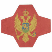 モングランジテネグロ国旗 サッカーボール (フラット)