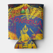 「モンゴクールリア号と一緒に倒れろ！」 愛国的な 缶クーラー (正面)