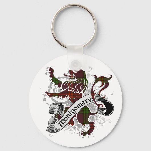 モンゴメリタータンチェックライオン キーホルダー (正面)