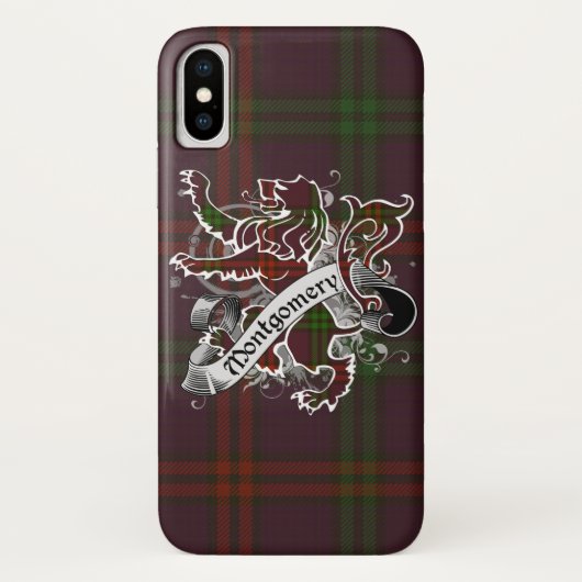 モンゴメリタータンチェックライオン Case-Mate iPhoneケース (裏面)