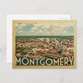 モンゴメリーアラバマヴィンテージトラベル ポストカード (正面/裏面)
