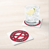 モンゴメリーアラバマ スクエアペーパーコースター (インサイチュ)