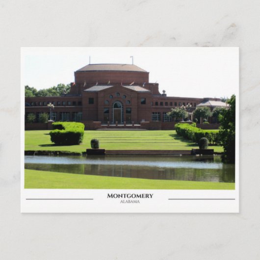 モンゴメリーアラバマ ポストカード (正面)