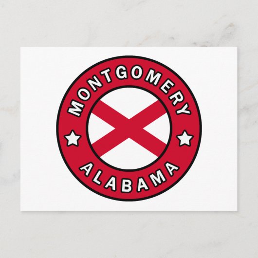 モンゴメリーアラバマ ポストカード (正面)