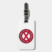 モンゴメリーアラバマ ラゲッジタグ (正面縦)