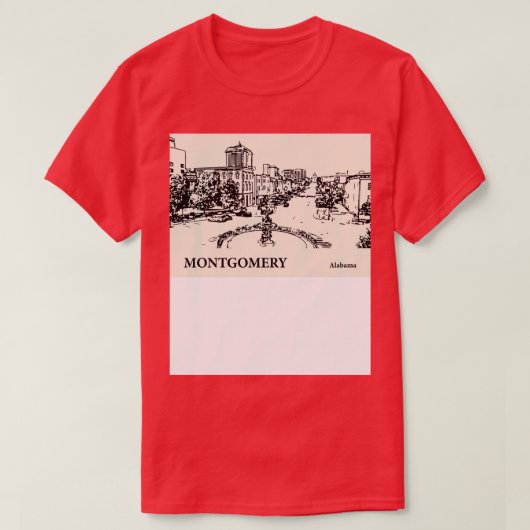 モンゴメリーアラバマTシャツ6 Tシャツ (デザイン正面)