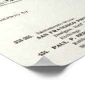 モンゴメリーイーストサイドカリフォルニアとサクラメント ポスター (角)