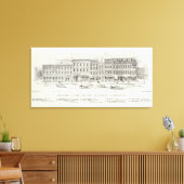 モンゴメリーウェストサイドカリフォルニアとサクラメント キャンバスプリント (インサイチュ (リビング))