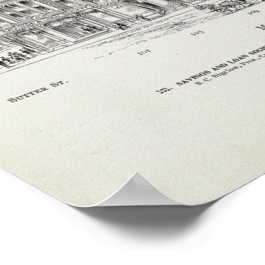 モンゴメリーウエストサイドサッターとブッシュ ポスター (角)