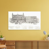 モンゴメリーウエストサイドパインとカリフォルニア キャンバスプリント (インサイチュ (リビング))