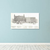 モンゴメリーウエストサイドパインとカリフォルニア キャンバスプリント (インサイチュ (ウッドフロア))