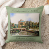 モンゴメリークランキャッスルセージ、タータンチェック装飾用クッション クッション (ブランケット)