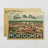 モンゴメリーザデイトヴィンテージアラバマ 案内ポストカード (正面/裏面)