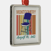 モンゴメリーブラウ折り畳み威厳がある椅子5 2023 メタルオーナメント (右)