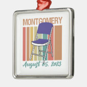 モンゴメリーブラウ折り畳み威厳がある椅子5 2023 メタルオーナメント (左)