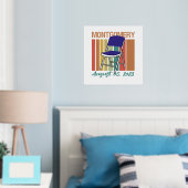 モンゴメリーブラウ折り畳み威厳がある椅子5 2023 箔ポスター (インサイチュ (寝室))