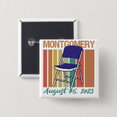 モンゴメリーブラウ折り畳み威厳がある椅子5 2023 缶バッジ (正面&裏面)