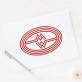 モンゴメリーワードスキーロゴ 楕円形シール (封筒)