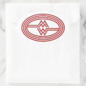 モンゴメリーワードスキーロゴ 楕円形シール (バッグ)