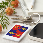 モンゴメリー郡の旗のキーホルダー キーホルダー (正面右)