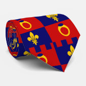 モンゴメリー郡MDの旗が付いているタイ ネクタイ (ロール)