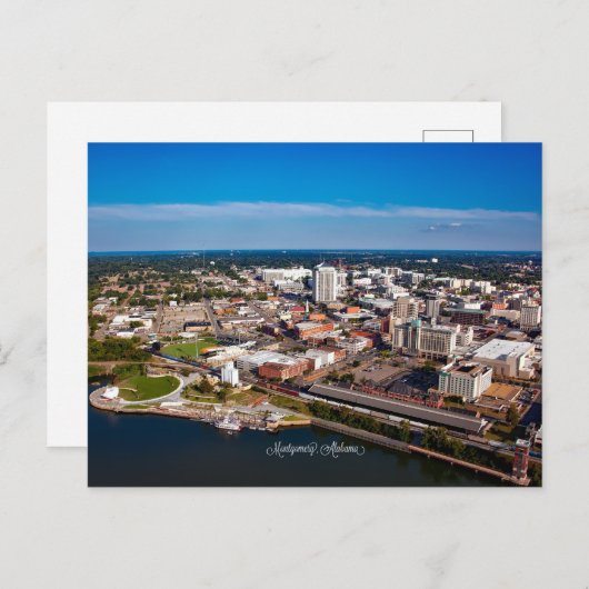 モンゴメリー、アラバマ州空中眺め ポストカード (正面/裏面)