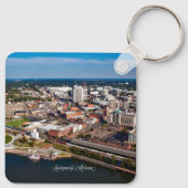 モンゴメリー、アラバマ航空ビュー キーホルダー (裏面)