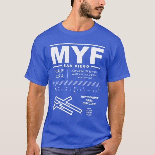 モンゴメリー – ギブズのエグゼクティブエアポートMYF Tシャツ (正面)