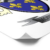 モンゴメリ家紋コートオブアームズ ポスター (角)