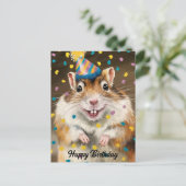 モンゴリアン・ハムスターのコンフェッティ ポストカード (スタンド正面)