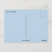 モンゴルのヤギの群れ ポストカード (裏面)