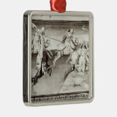 モンゴルのリーダー、Ilkhanateのkhan Hulagu メタルオーナメント (右)