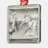 モンゴルのリーダー、Ilkhanateのkhan Hulagu メタルオーナメント (左)