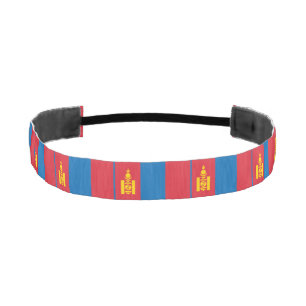 モンゴルの国旗 アスレチックヘッドバンド