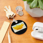 モンゴルの地図 キーホルダー