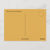 モンゴルの夕暮れ葉書 ポストカード (裏面)