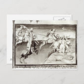 モンゴルの指導者、フラグ、イルカナーテのカーン ポストカード (正面/裏面)