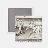 モンゴルの指導者、フラグ、イルカナーテのカーン マグネット (正面/裏面)